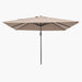 7m Square Taupe Parasol