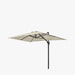 2m Oblong Champagne Free Arm Parasol