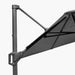 2m Oblong Anthracite Parasol