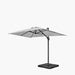 2m Oblong Luna Grey Parasol