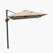 2m Oblong Taupe Parasol