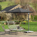 Voyager T1 3m Round Anthracite Parasol