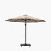 Voyager T1 3m Round Taupe Parasol