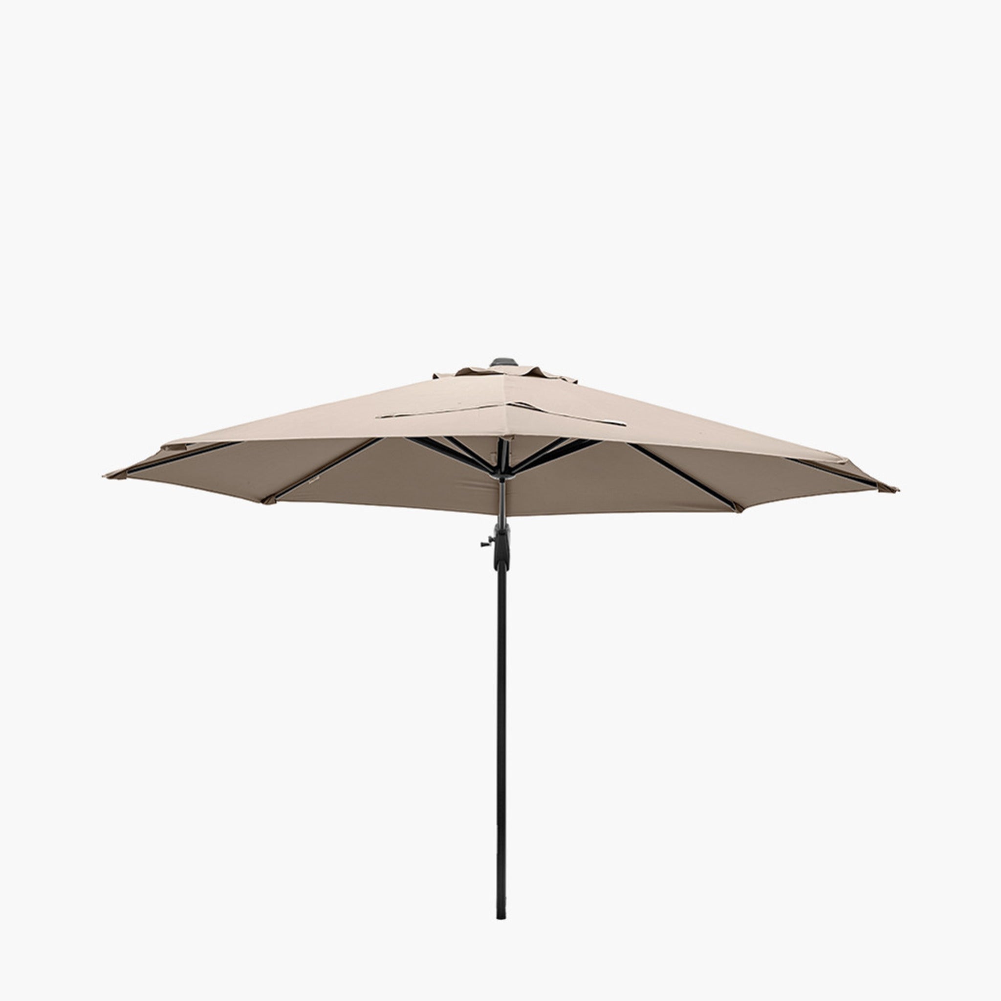 Voyager T1 3m Round Taupe Parasol