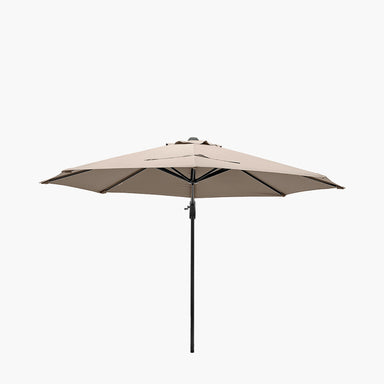 Voyager T1 3m Round Taupe Parasol