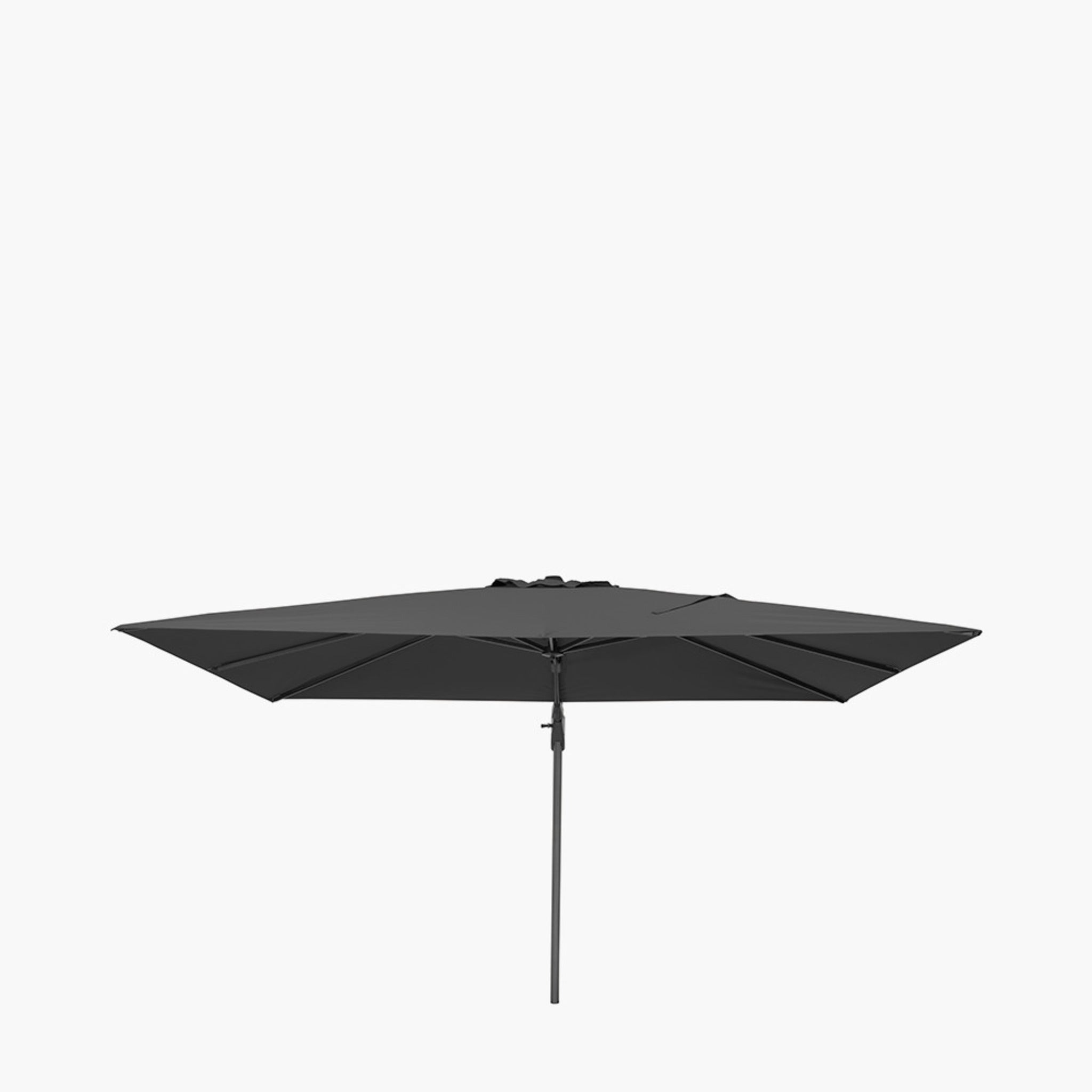 6m Oblong Anthracite Parasol