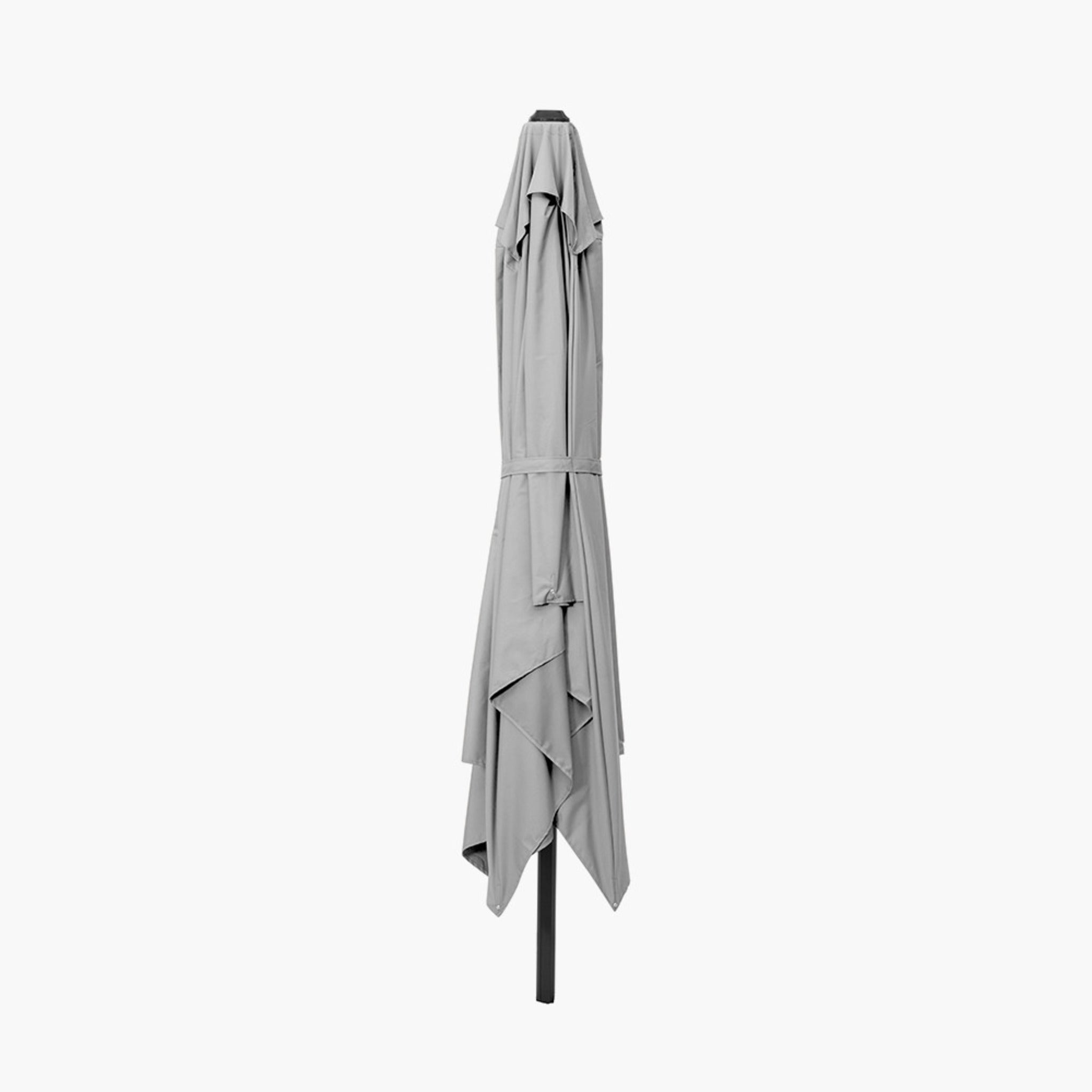 6m Oblong Luna Grey Parasol