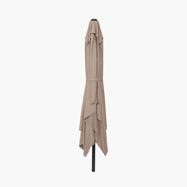 6m Oblong Taupe Parasol