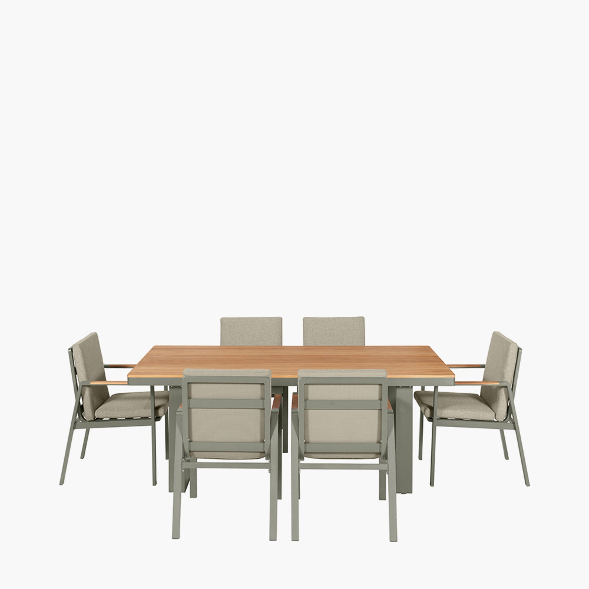 Stockholm Limestone 6 Seater Dining Set