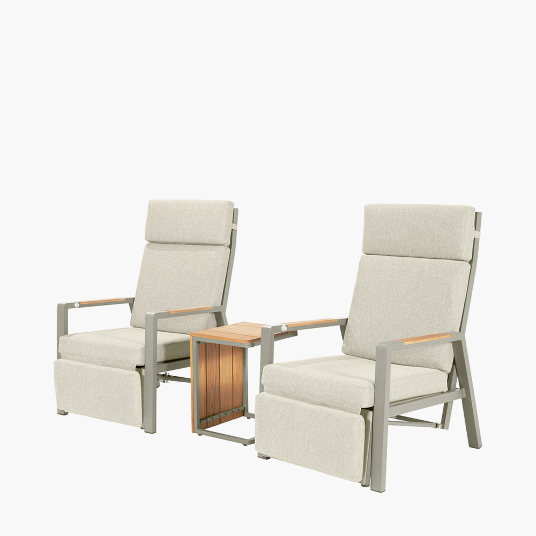 Stockholm Limestone Recliner Set