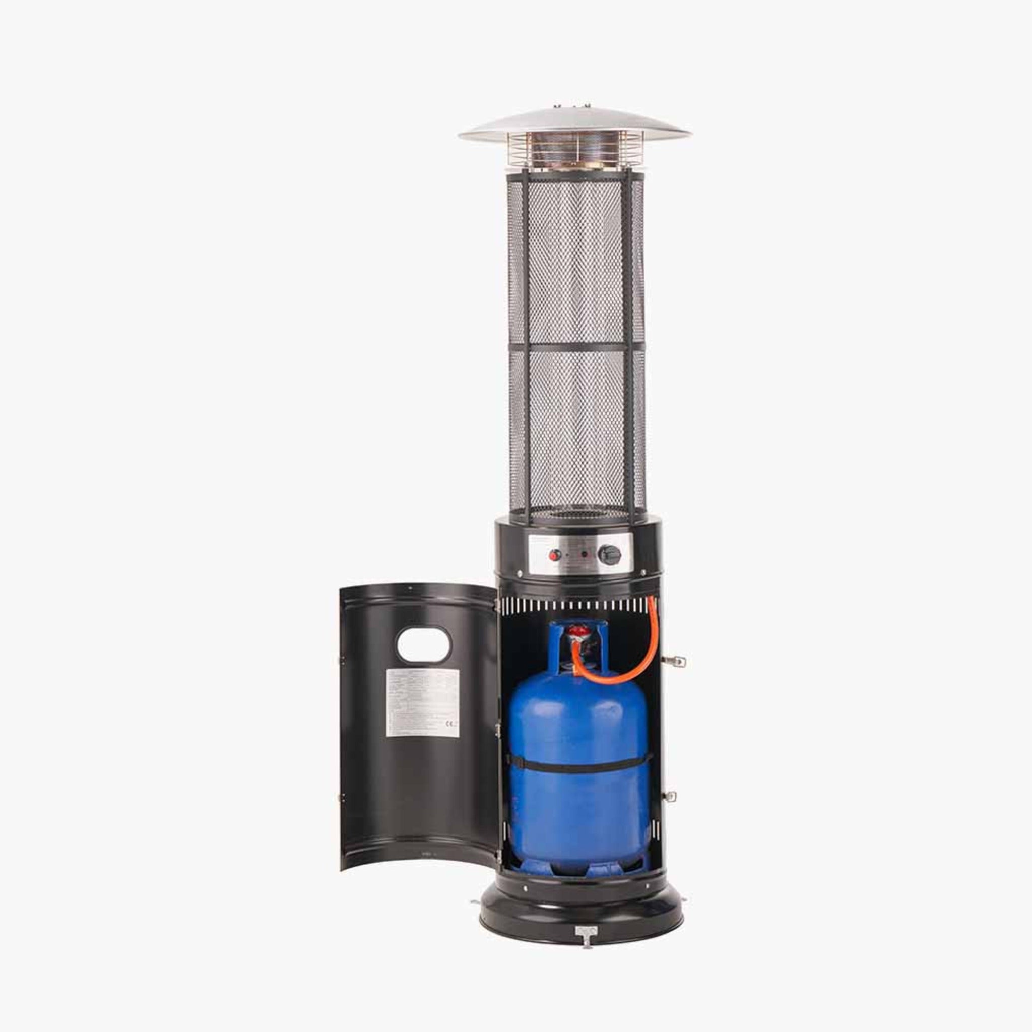 Black Cylinder Patio Heater