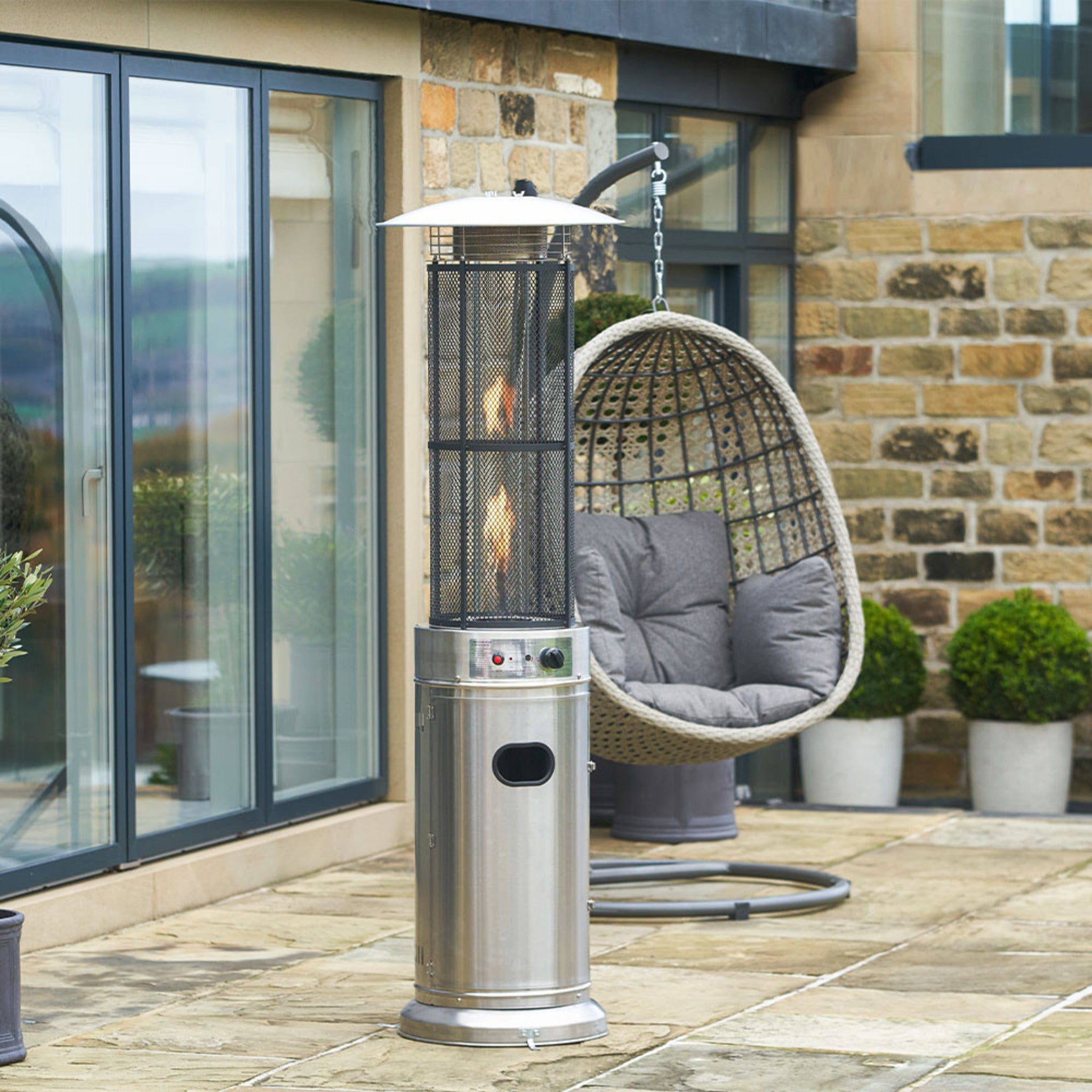 Stainless Steel Cylinder Patio Heater