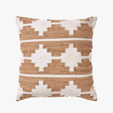 White Morrocan Design Scatter Cushion