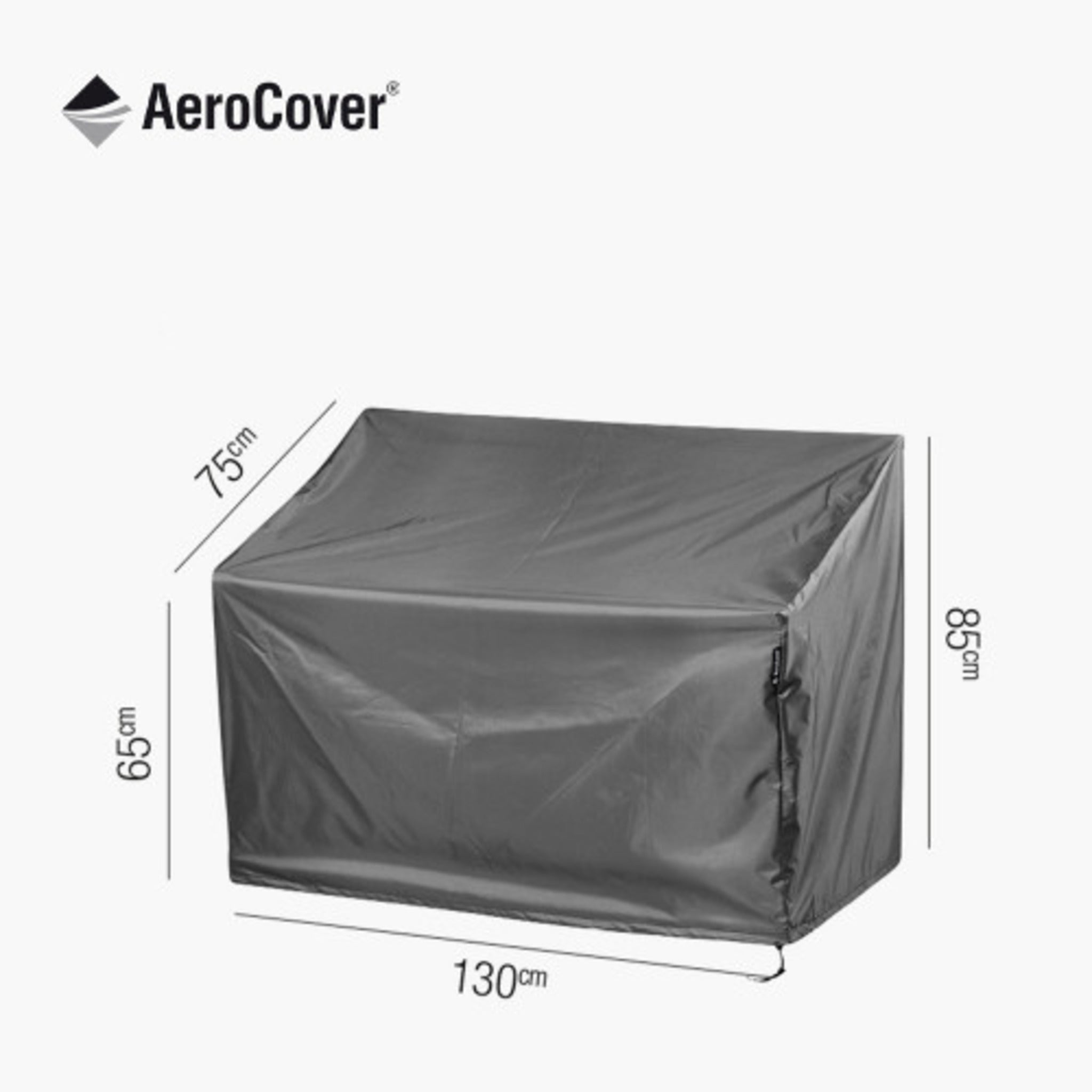 Garden Bench Aerocover 130x75x65/85cm high