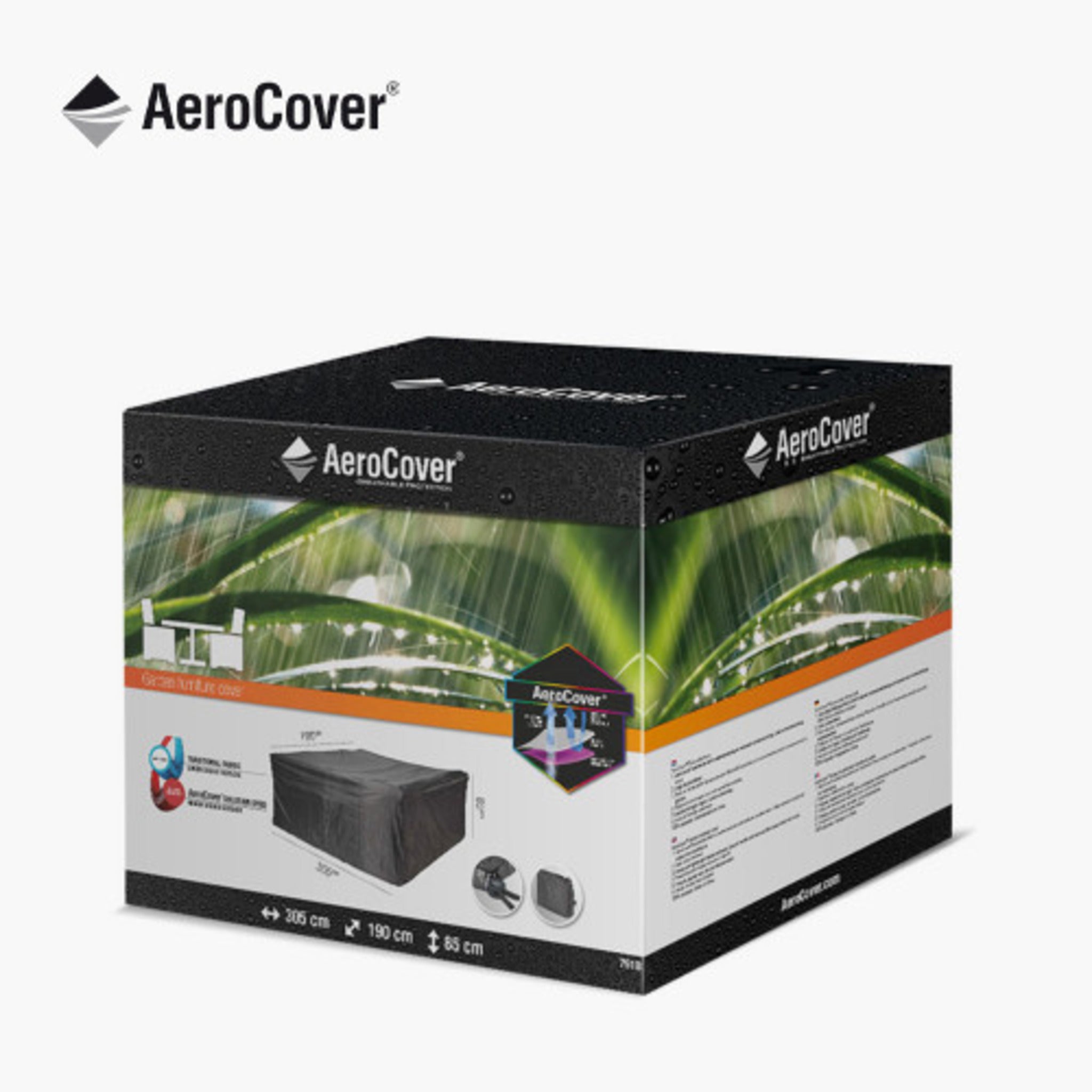 Garden Set Aerocover Oblong 305x190x85cm high