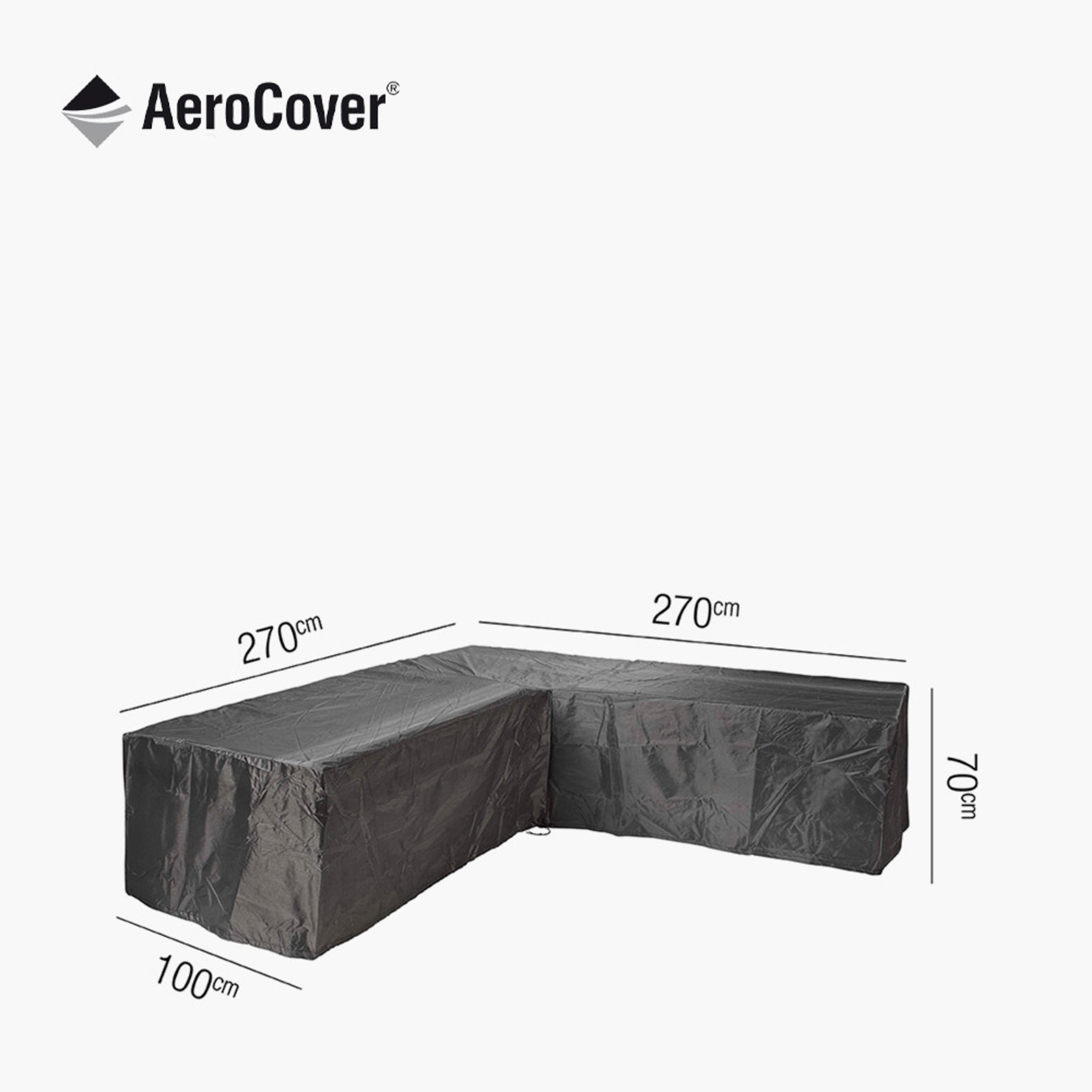 Lounge Set Aerocover L-Shape 270 x 270 x 100 x 70