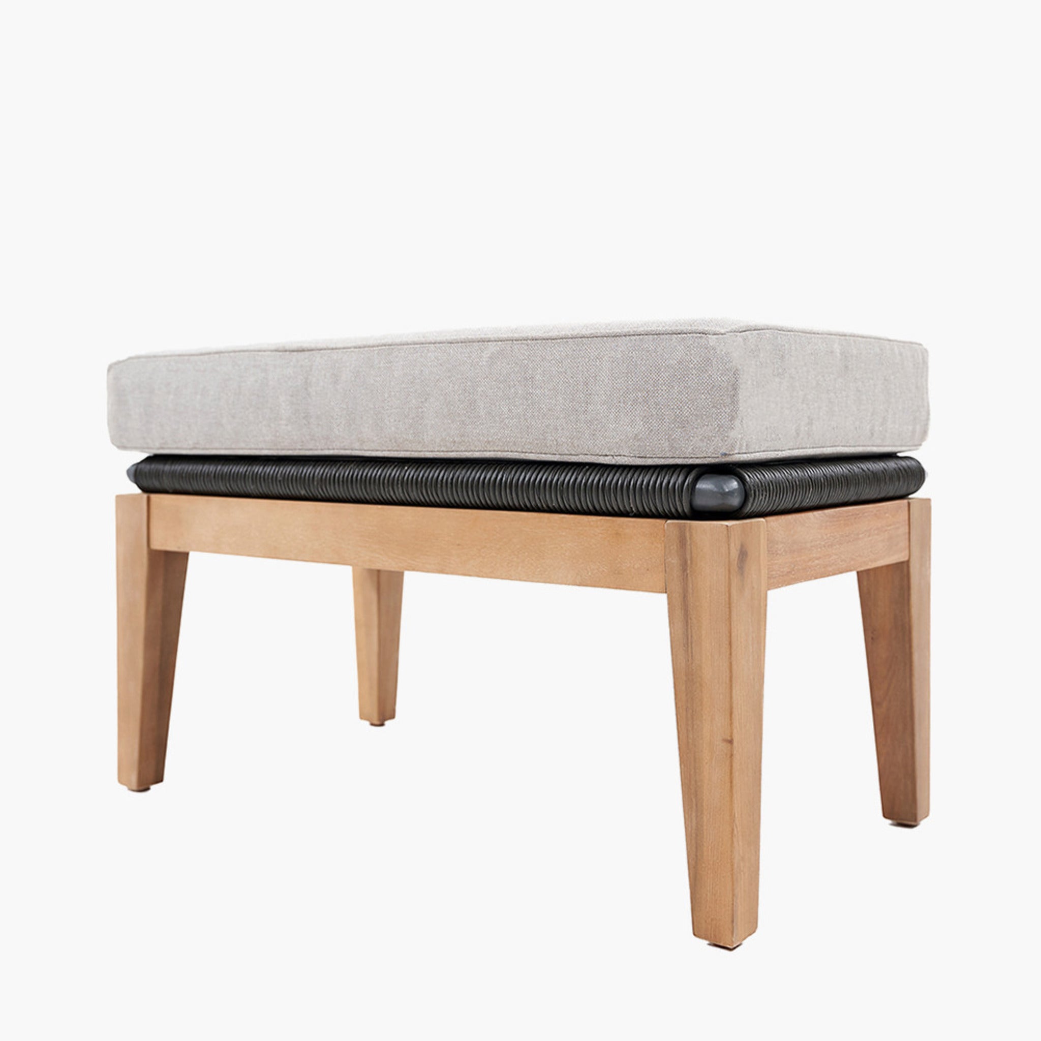 Honolulu Footstool Grey