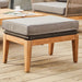 Honolulu Footstool Grey