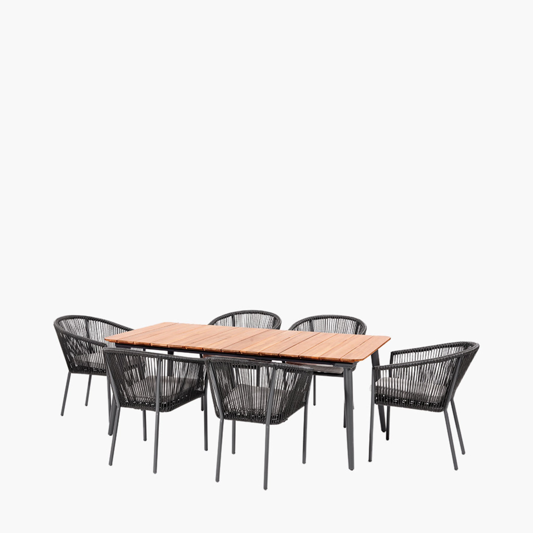 Reims Dining Set Grey