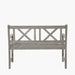 Cambridge Antique Grey 2 Seater Acacia Wood Bench