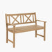 Cambridge Light Teak 2 Seater Acacia Wood Bench