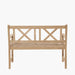 Cambridge Light Teak 2 Seater Acacia Wood Bench