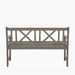 Cambridge Antique Grey 3 Seater Acacia Wood Bench