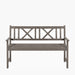 Cambridge Antique Grey 3 Seater Acacia Wood Bench