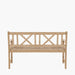 Cambridge Light Teak 3 Seater Acacia Wood Bench