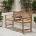 Richmond Light Teak Acacia Wood Bench