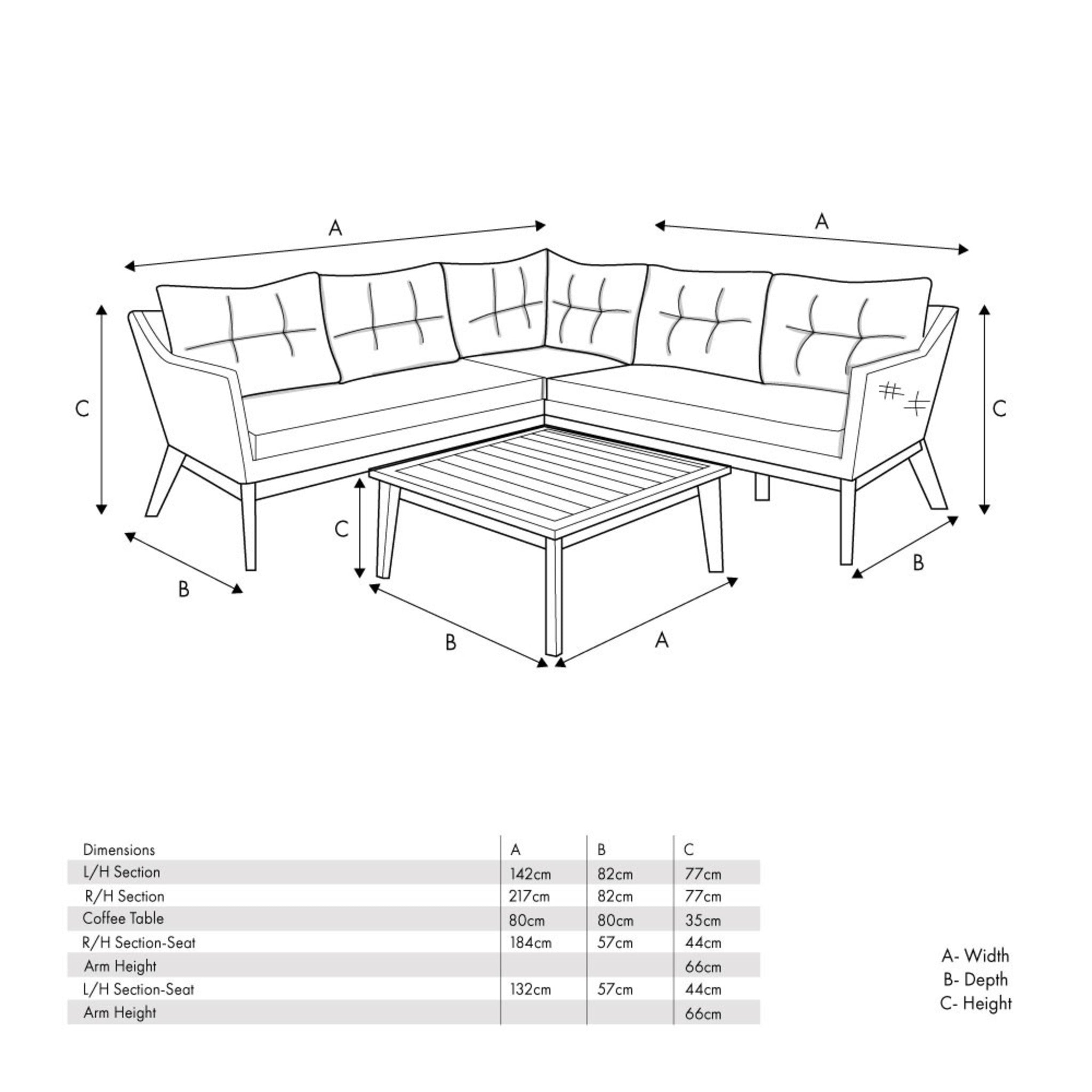 Larissa Corner Set