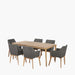 Larissa Dining Set Kubu Grey