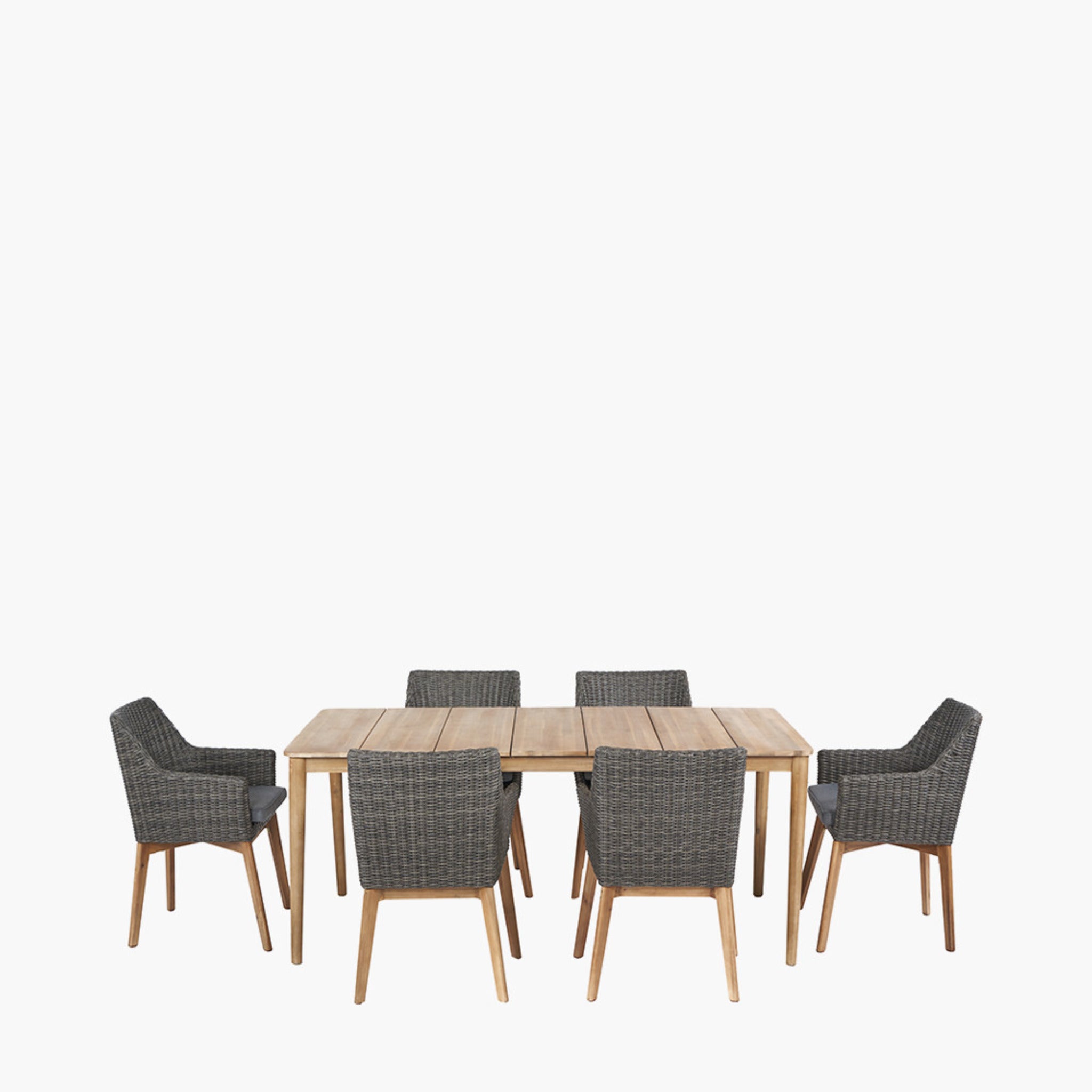 Larissa Dining Set Kubu Grey