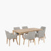 Larissa Dining Set Light Kubu Grey