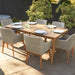 Larissa Dining Set Light Kubu Grey