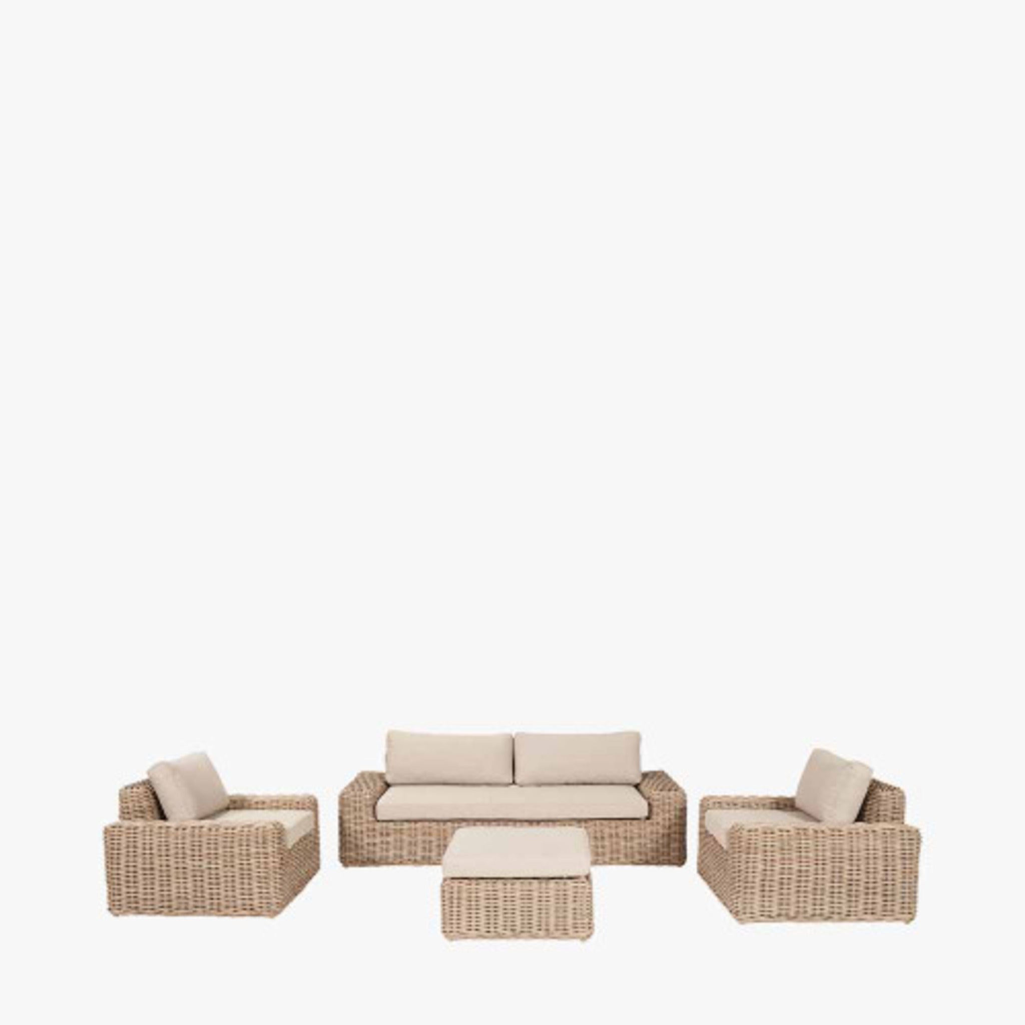 Como Lounge Set Natural Antique