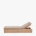 Garda Sunlounger Natural Antique