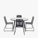 Pang 4 Seater Dining Set Black