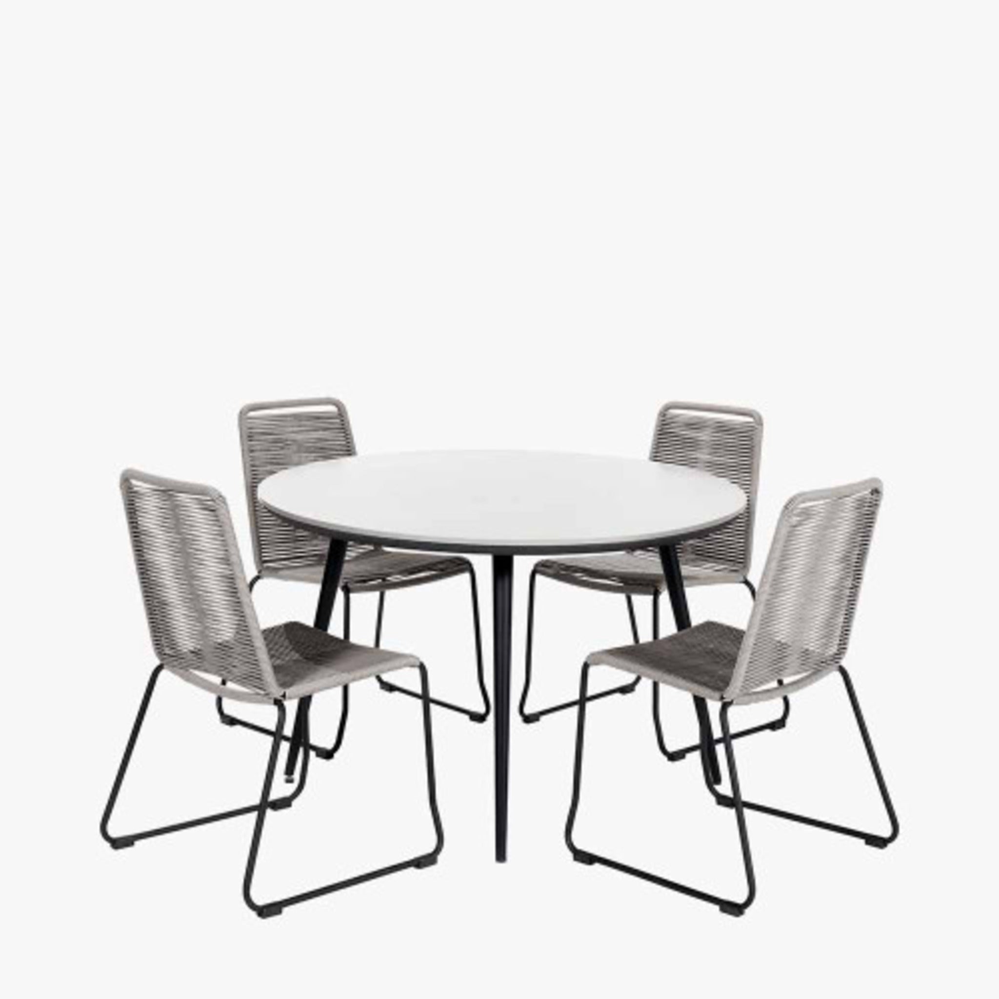 Pang 4 Seater Dining Set Mink