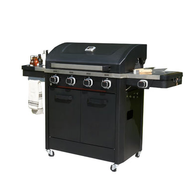 Norfolk Grills Infinity Gas BBQ 4 Burner with Side Burner - INFIN 400-SB