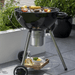 CORUS Charcoal Wheeled BBQ Grill With Lid