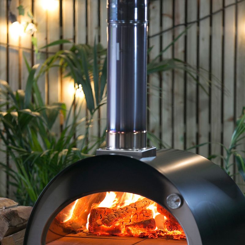 Igneus Classico Wood Fired Pizza Oven Black
