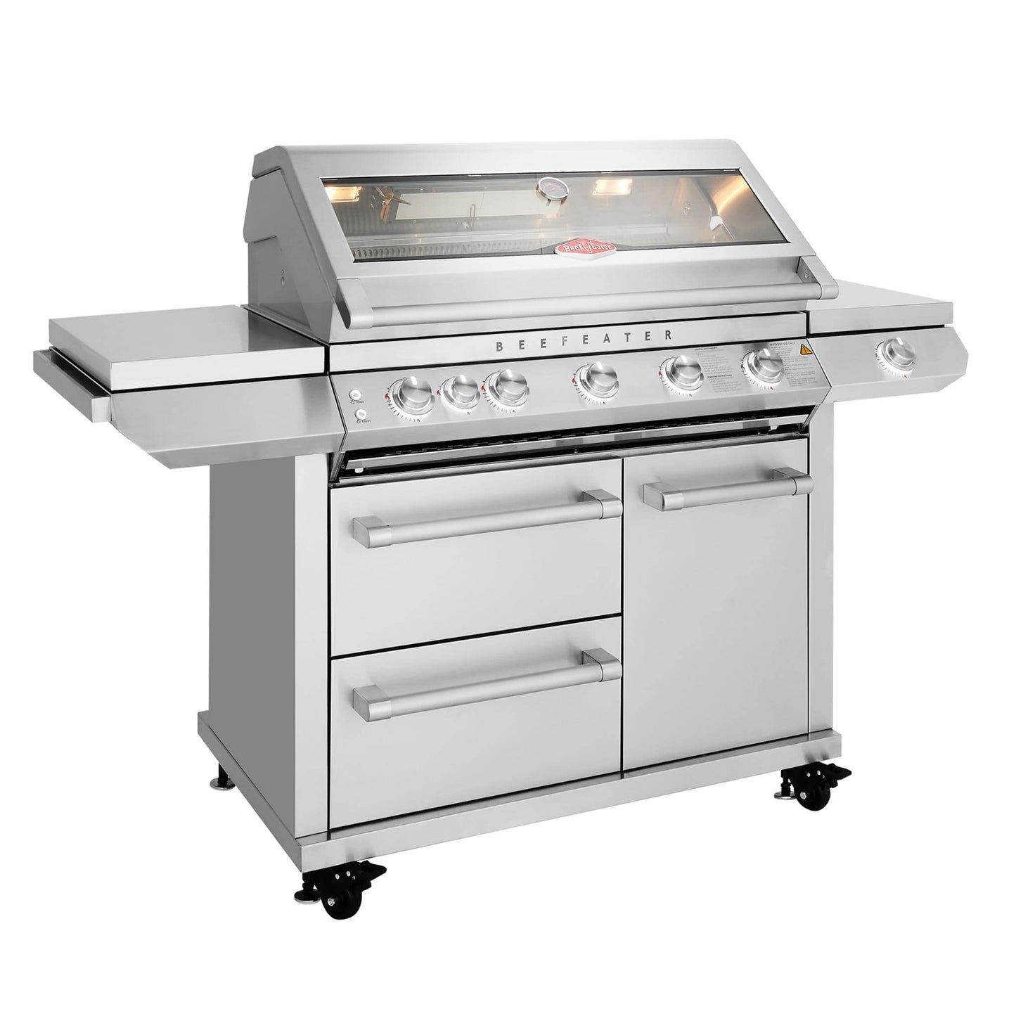 BeefEater Barbecue 7000 Series Premium - 5 Burner with Side Burner & Trolley