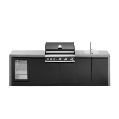 GrandPro 274 Maxim G5 Outdoor Kitchen with Fridge + Sink Waterfall Edi