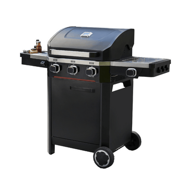 Norfolk Grills Atlas 300 Gas BBQ - 3 Burner with Side Burner and Cabin