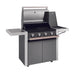 BeefEater 1500 Series - 4 Burner BBQ & Side Burner Trolley