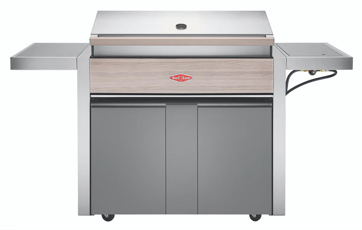 BeefEater 1500 Series - 5 Burner BBQ & Side Burner Trolley