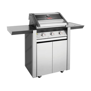 BeefEater 1600S Series - 3 Burner BBQ & Side Burner Trolley