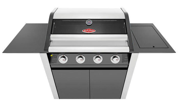 BeefEater 1600E Series - 4 Burner BBQ & Side Burner Trolley