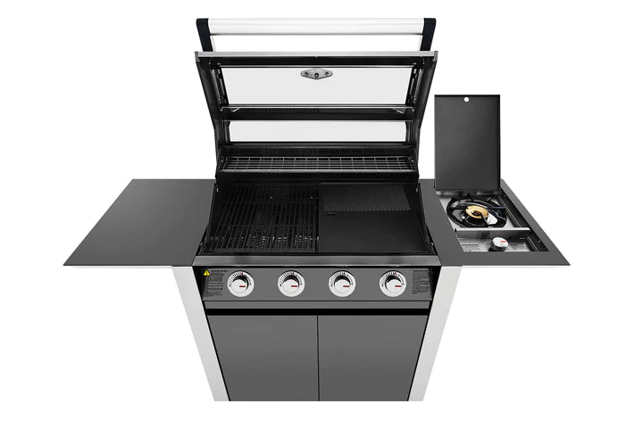 BeefEater 1600E Series - 4 Burner BBQ & Side Burner Trolley